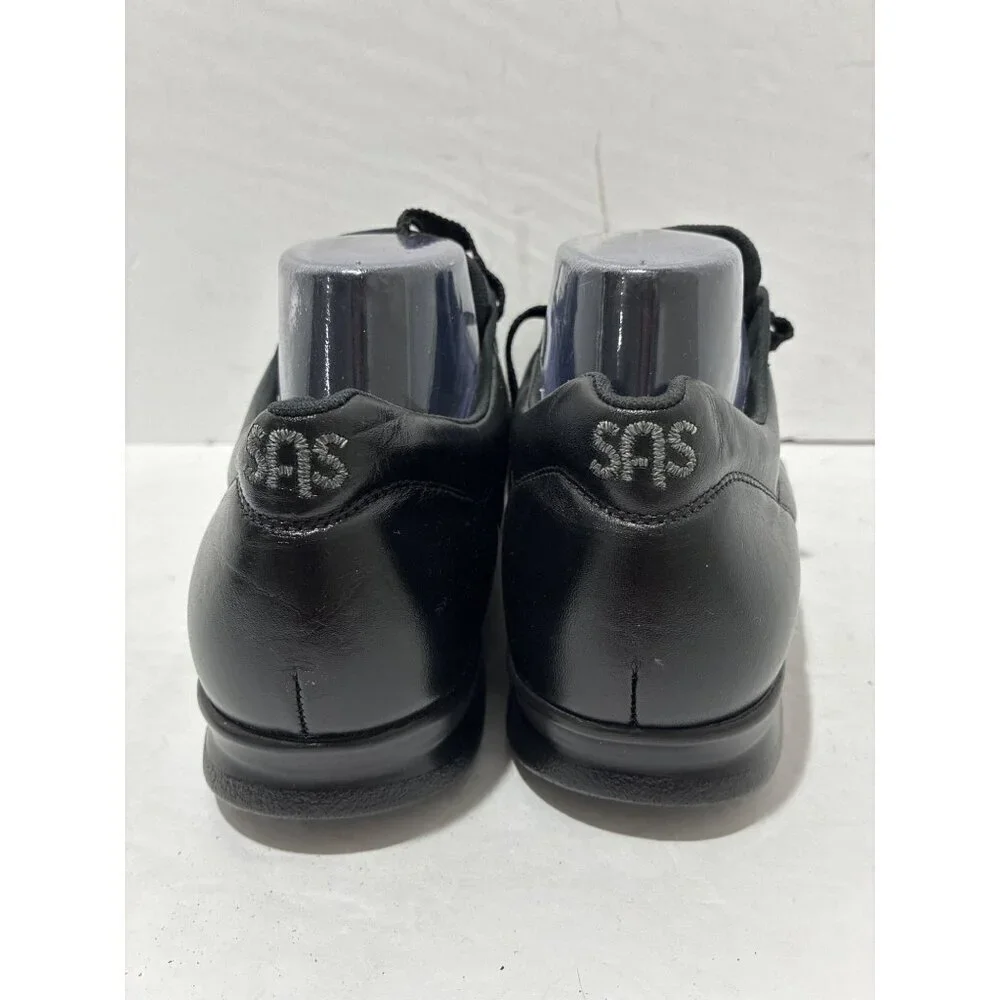 SAS Free Time Leather Diabetic Walking Shoes Tripad Comfort Black W Size 11 M  9